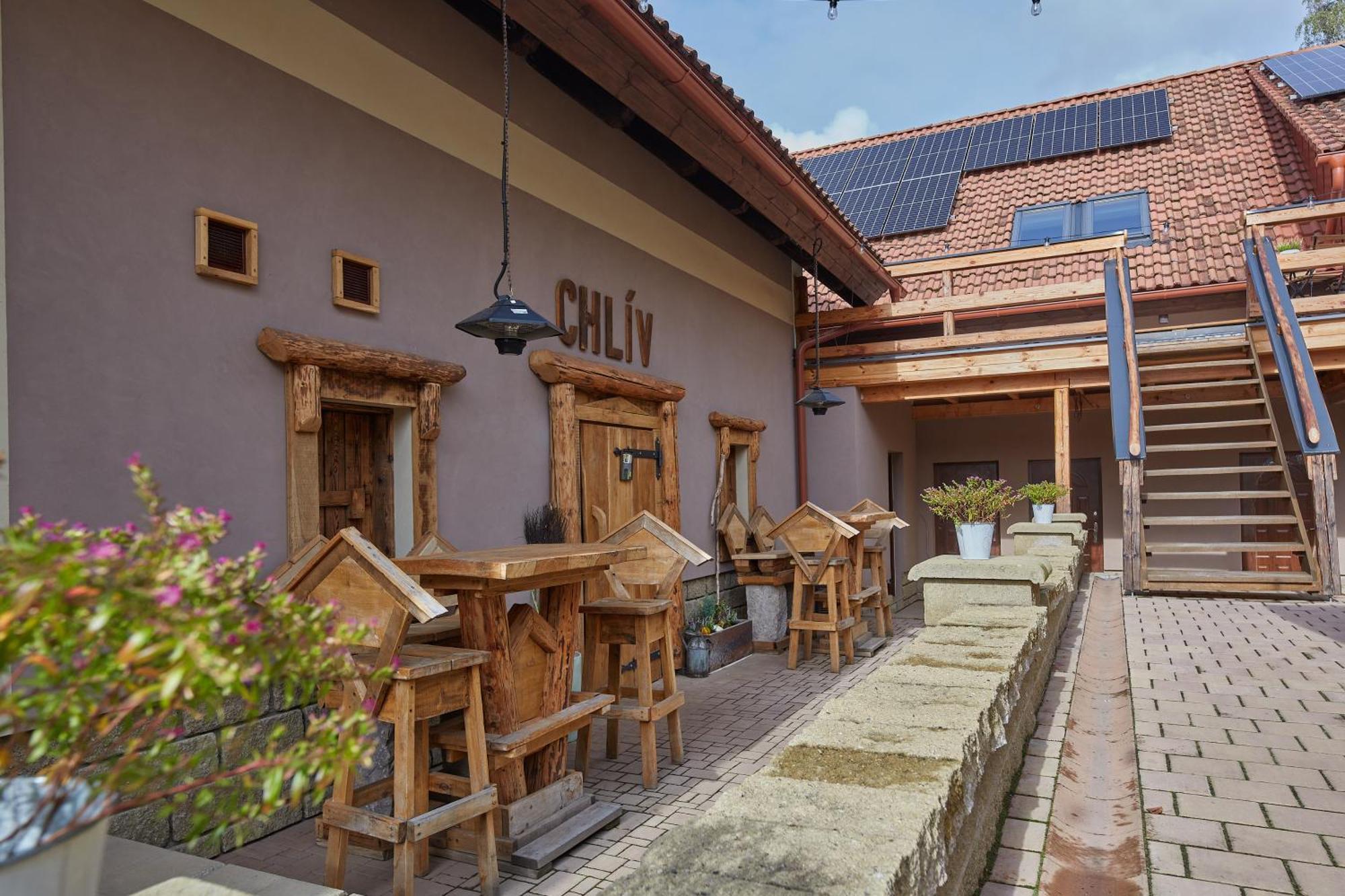 Božská usedlost Prackov Exterior foto